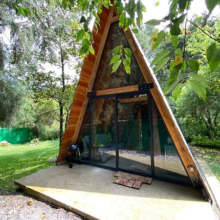 Cabanas Alpina, Romantica Y Acogedora A 10 Minutos Del Centro Tepoztlan Ngoại thất bức ảnh