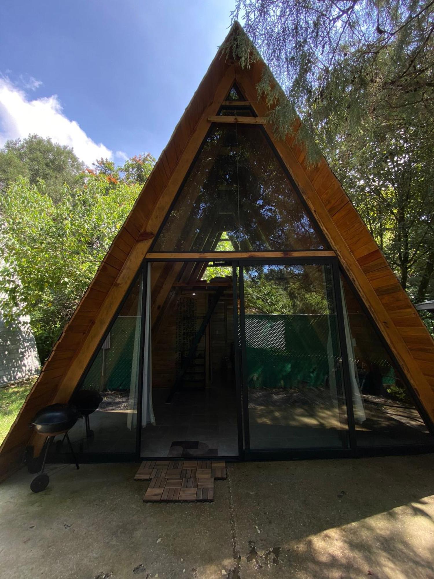 Cabanas Alpina, Romantica Y Acogedora A 10 Minutos Del Centro Tepoztlan Ngoại thất bức ảnh